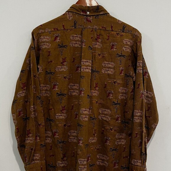 Sabré Room "Varsity Shop - Dallas" Western Style Button Down - Picture 2 of 2